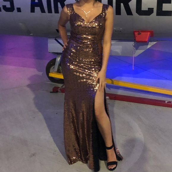 windsor copper dress